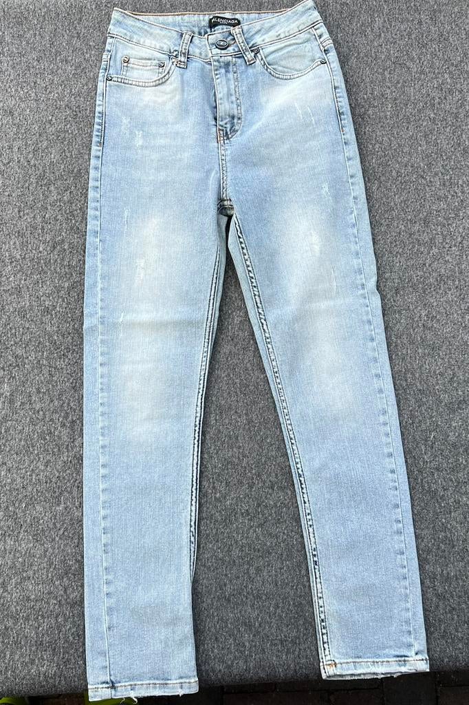 Balenciaga jeans maat 27 XS, Ophalen of Verzenden, Zo goed als nieuw, Blauw, W27 (confectie 34) of kleiner