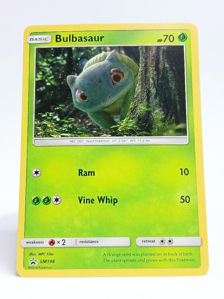 Pokémon - Promo - SM198 - Bulbasaur - Holo, Hobby en Vrije tijd, Verzenden, Zo goed als nieuw, Losse kaart