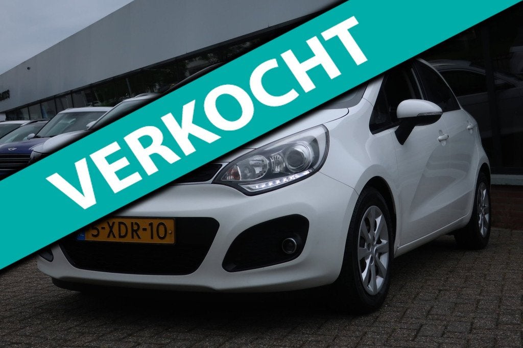 Kia Rio 1.2 CVVT Super Pack 2e EIG_LED_CRUIS_KEYLESS_PDC_CLI, Auto's, Kia, Bedrijf, Te koop, Rio, ABS, Airbags, Alarm, Boordcomputer