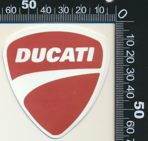 Sticker: Ducati, Ophalen of Verzenden, Zo goed als nieuw, Auto of Motor