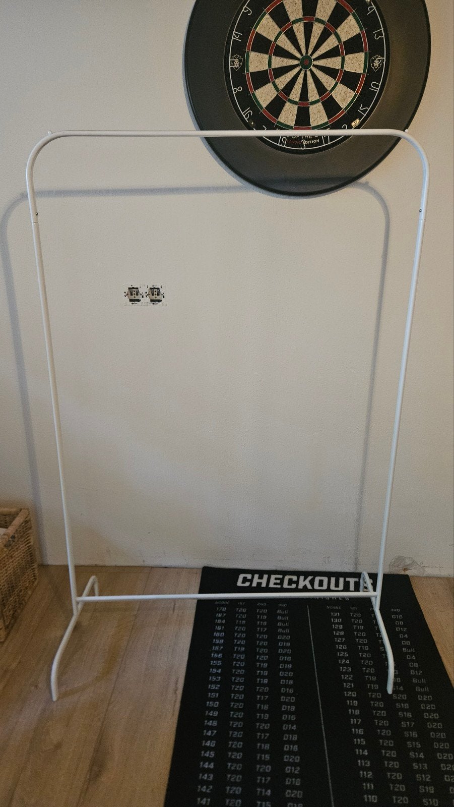Ikea kledingrek wit, Ophalen, Gebruikt