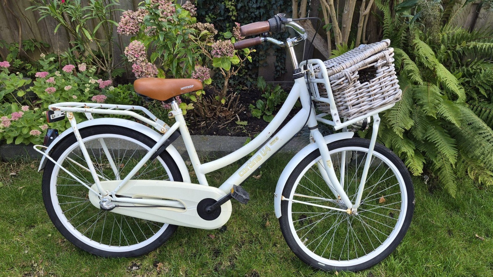 Cortina U4 Meisjesfiets 24 inch met 3 versnellingen, Ophalen, Cortina U4 transportfiets, Versnellingen, Gebruikt