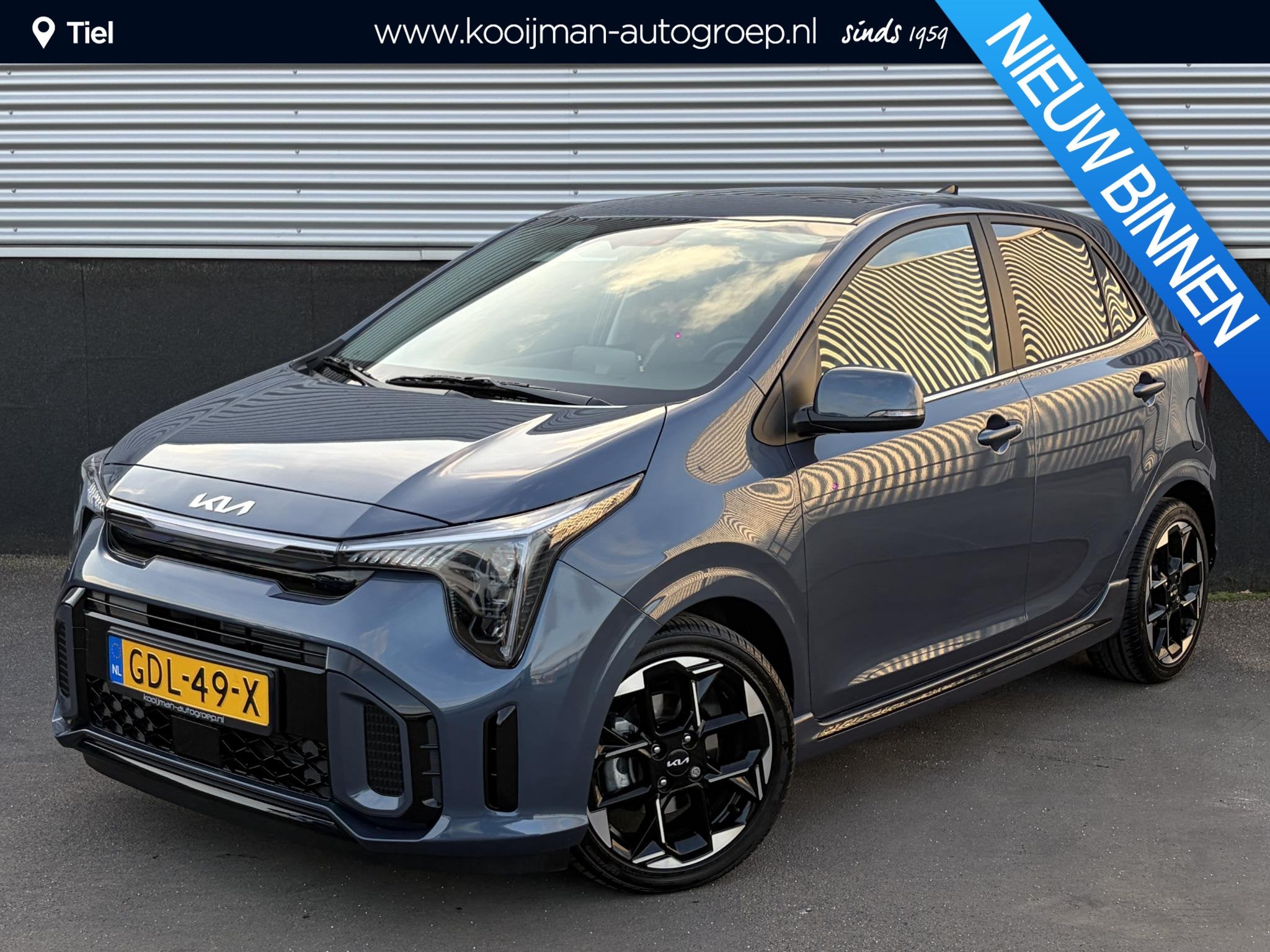 Kia Picanto 1.0 DPI GT-Line Schuif/kanteldak, UNIEKE AUTO! N, Auto's, Voorwielaandrijving, Dealer onderhouden, Euro 6, Handgeschakeld