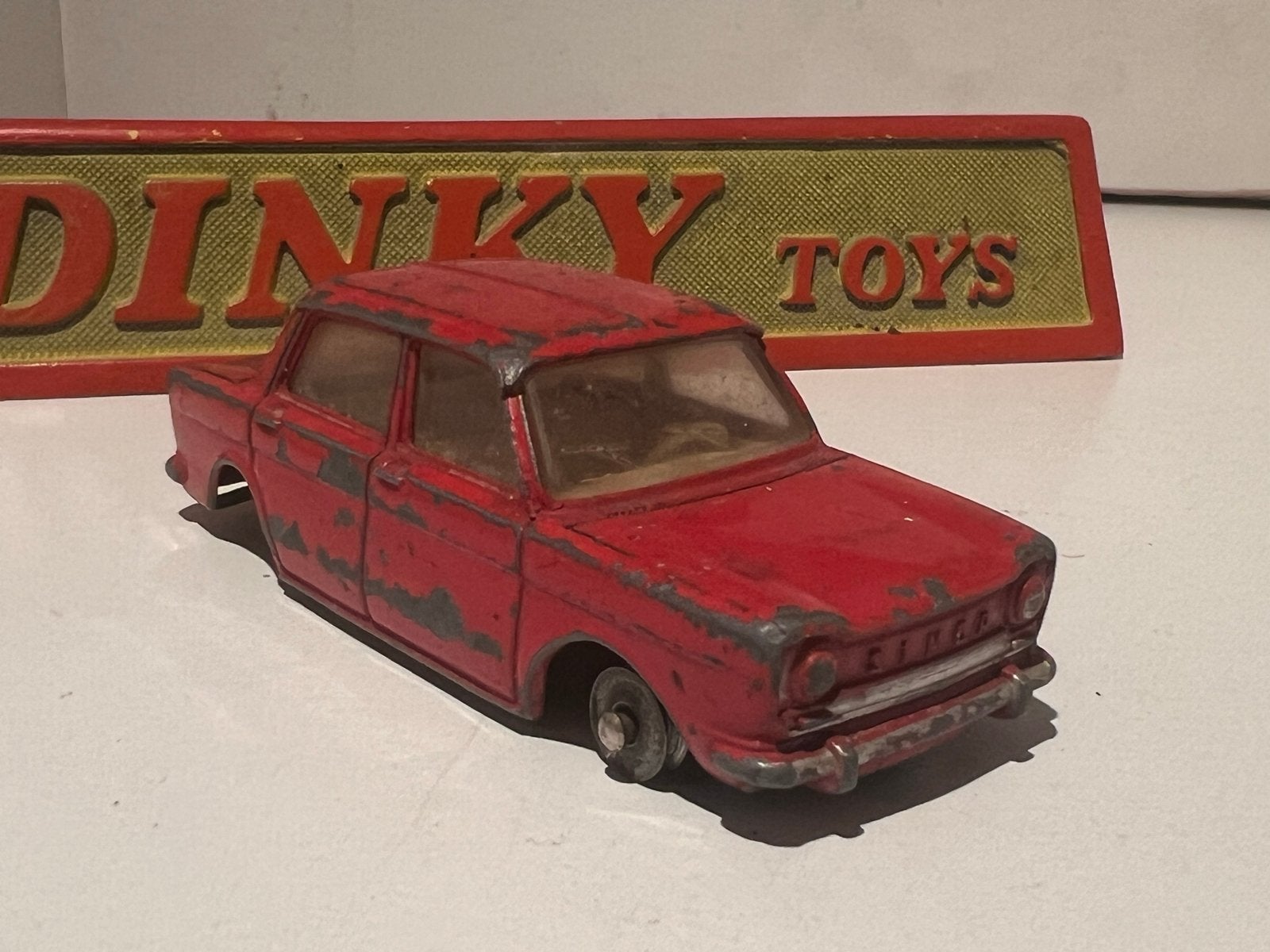 Dinky Toys Simca 1000 - Vintage Speelgoedauto, Hobby en Vrije tijd, Ophalen of Verzenden, Gebruikt, Auto