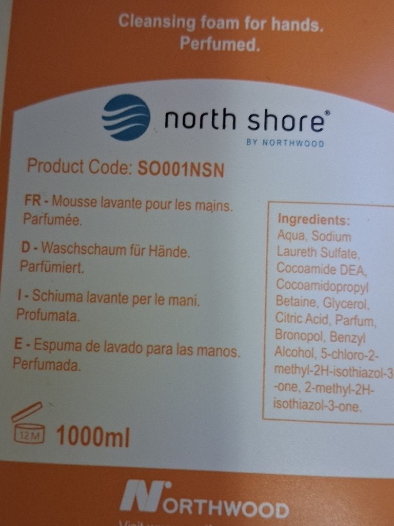 Norht Shore handzeep 6 keer, Ophalen of Verzenden, Nieuw, Overige typen