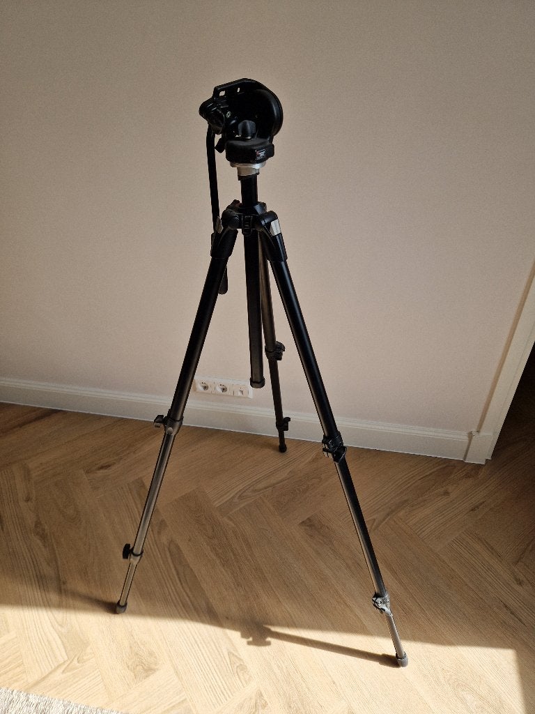 Manfrotto 055XDB Statief / Tripod, Audio, Tv en Foto, Fotografie | Statieven en Balhoofden, Ophalen, Driepoot, Zo goed als nieuw