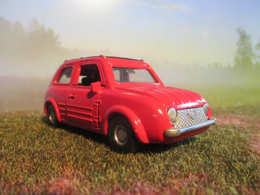 1:40 Nissan Pao - Yonezawa Diapet Made in Japan, Ophalen of Verzenden, Gebruikt, Auto, Overige merken