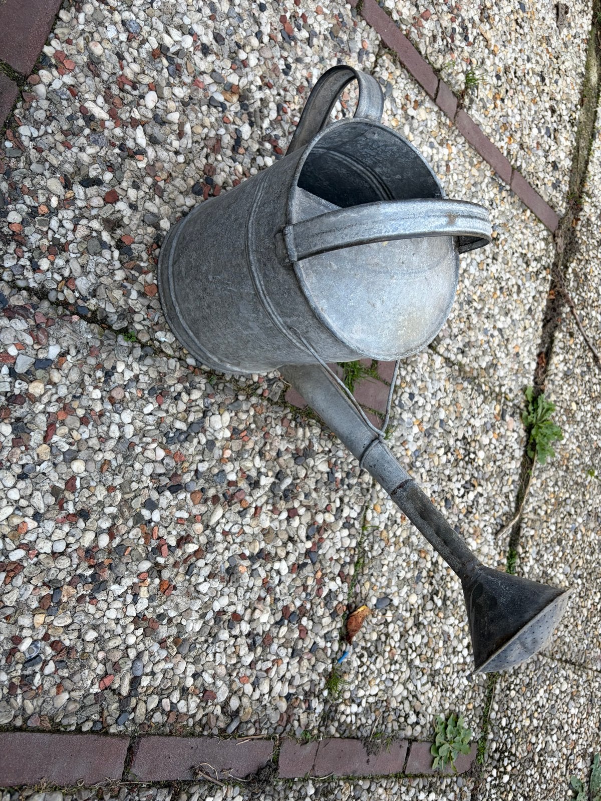 Vintage Zinken Gieter - Decoratief en Functioneel, Ophalen of Verzenden, Gebruikt, Metaal