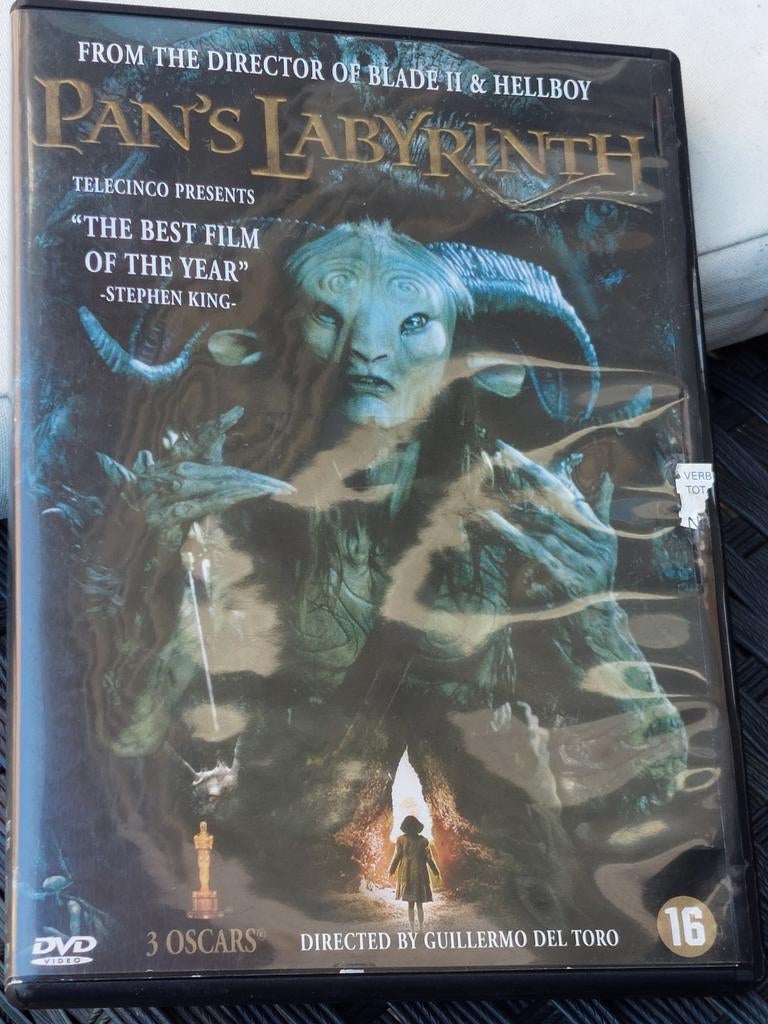 Pan's Labyrinth DVD - Guillermo del Toro (3 Oscars), Vanaf 16 jaar, Ophalen of Verzenden, Gebruikt, Overige genres