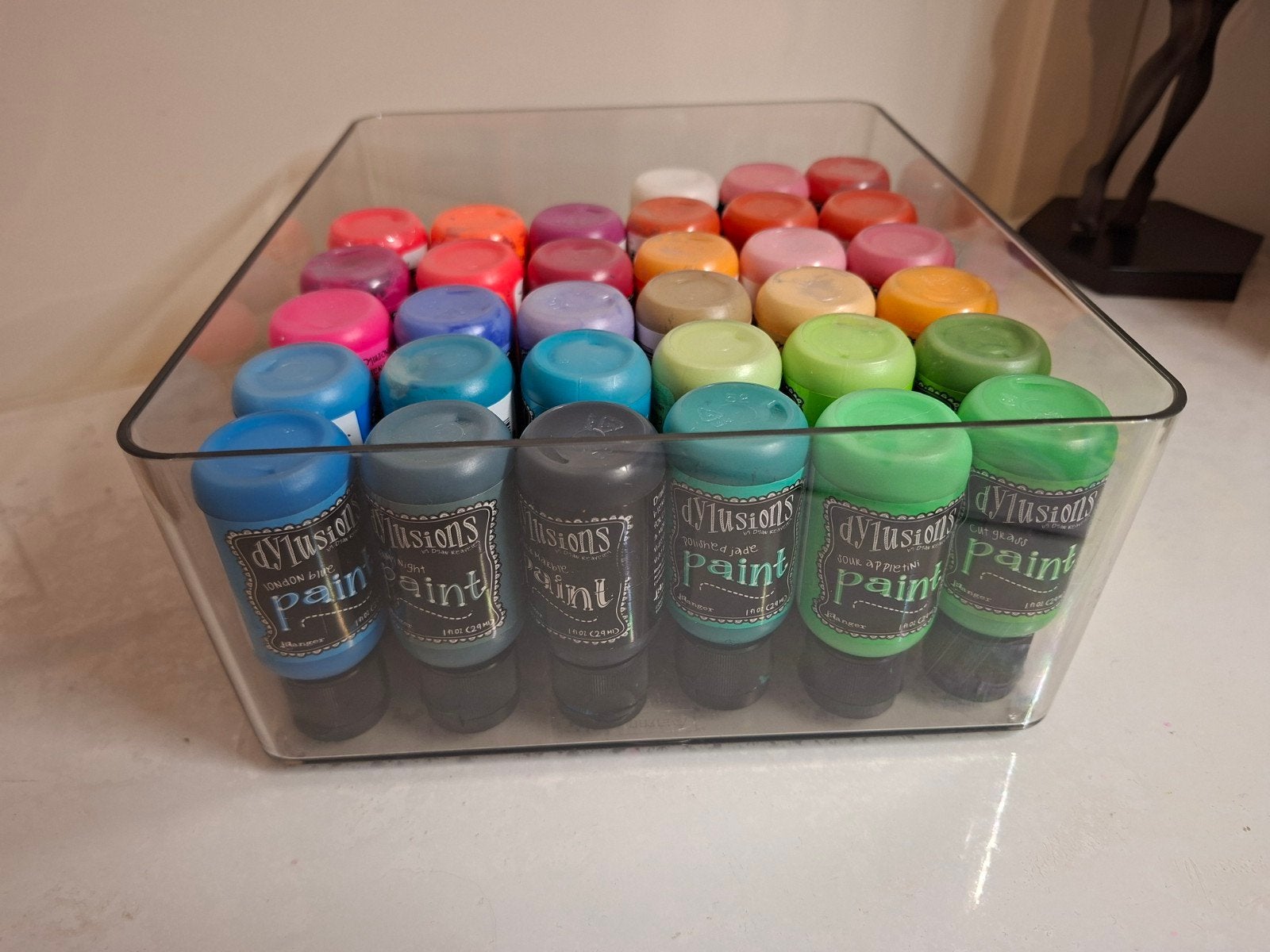 Dylusions Paint set - 33 kleuren, nog halfvol, Ophalen of Verzenden, Gebruikt, Acrylverf
