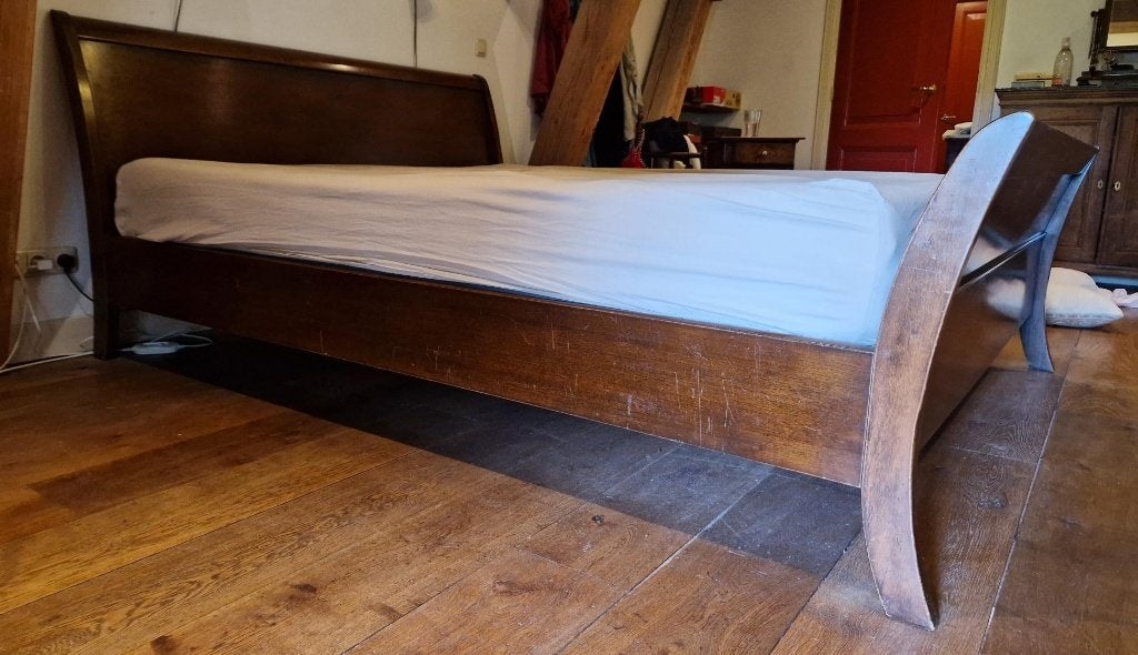 Lit bateau, 2 persoons bed, Ophalen, Gebruikt, 210 cm, Tweepersoons