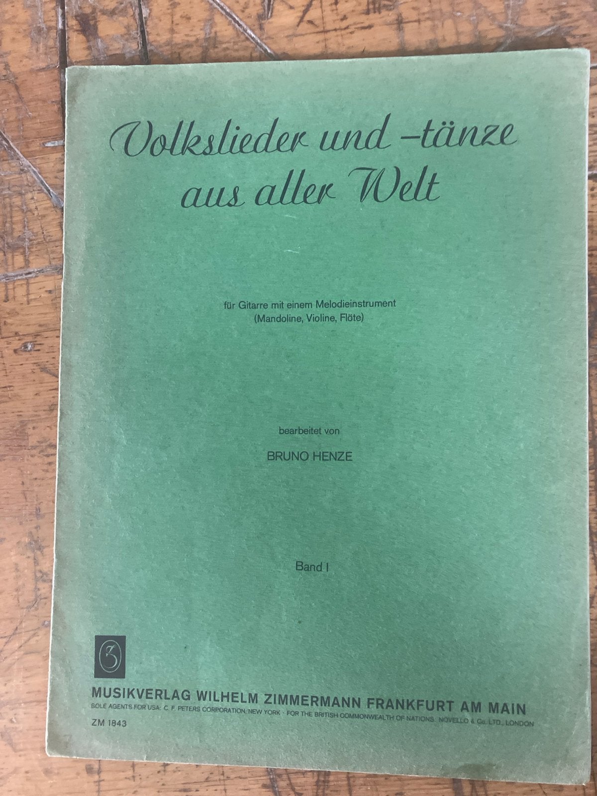 Volkslieder und -tänze aus aller Welt - Gitaar & Melodie, Wereldmuziek, Overige soorten, Ophalen of Verzenden, Gitaar