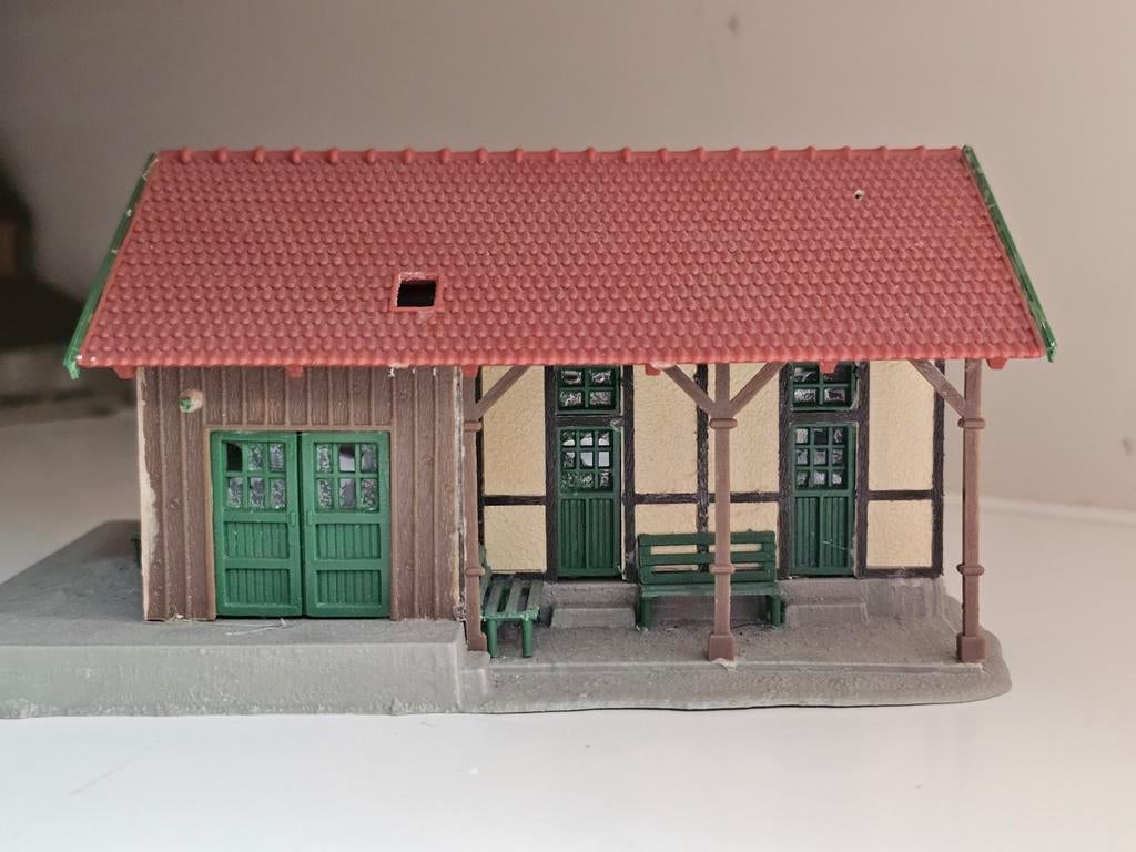 Modeltrein Ho overslag opslag gebouw, Ophalen of Verzenden, Gelijkstroom, Wagon, Roco