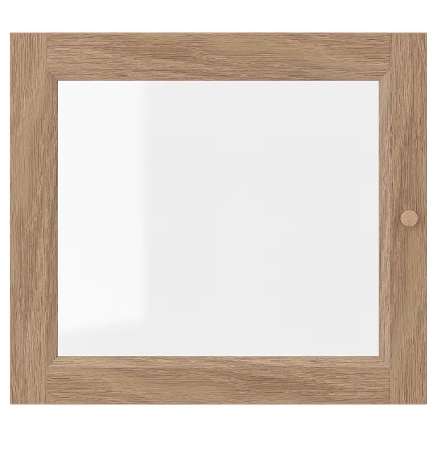 Ikea billy / oxberg vitrine deurtjes, Ophalen, 50 tot 100 cm, Zo goed als nieuw, 25 tot 50 cm