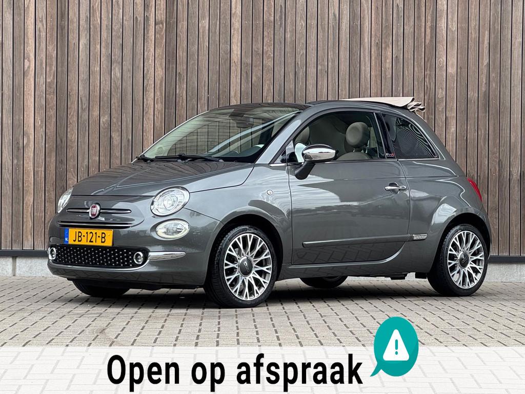 Fiat 500 C 0.9 TwinAir Turbo Lounge / Automaat / Leder /, Auto's, Gebruikt, Cabriolet, 26 km/l, Parkeersensor