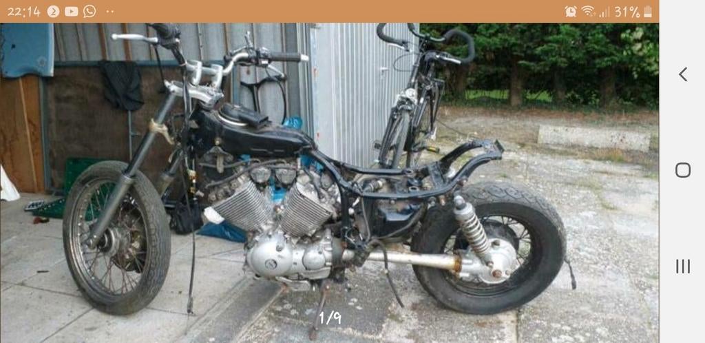 Yamaha Virago 535 onderdelen., Motoren, Ophalen