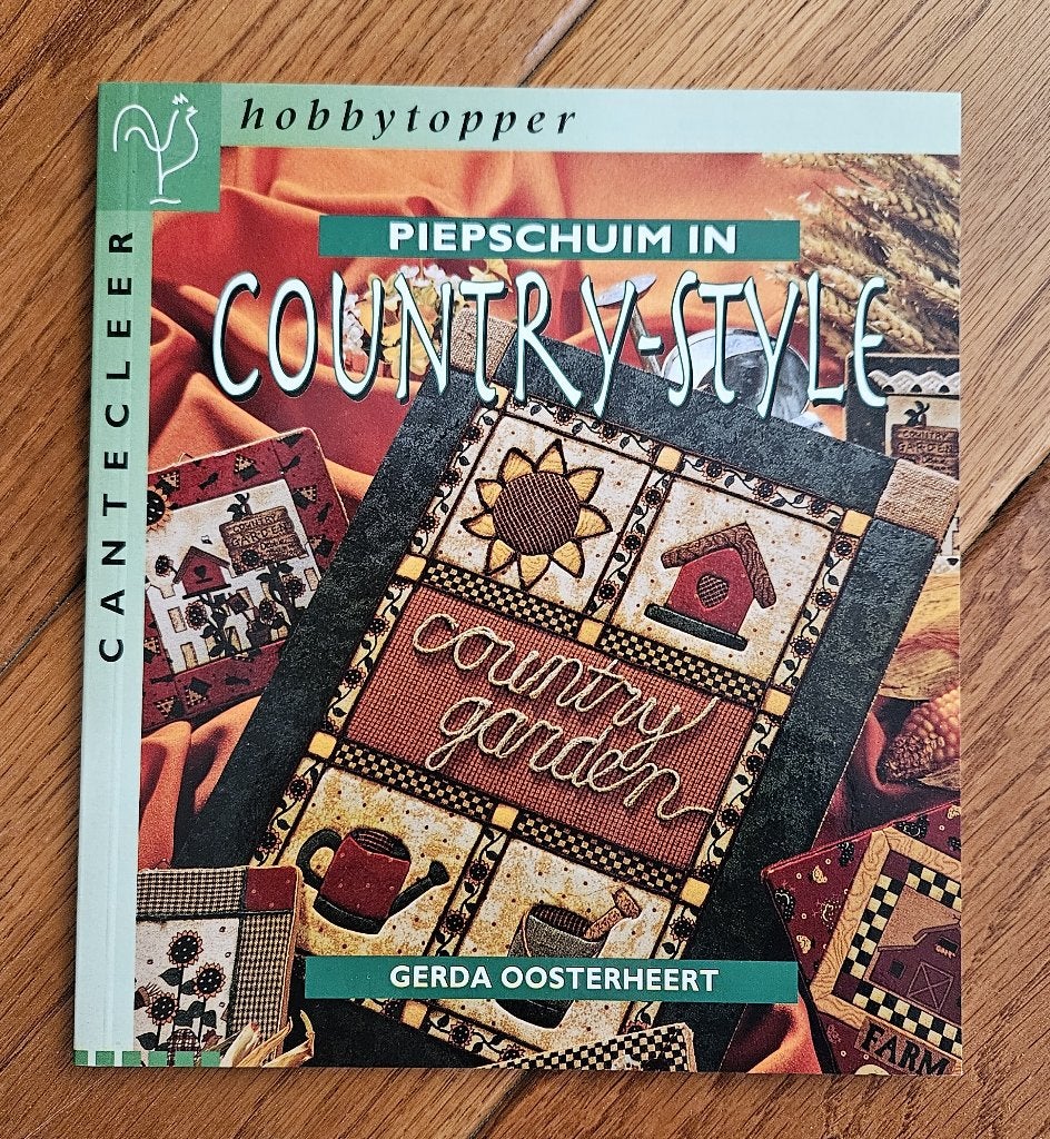 Hobbyboek Cantecleer Piepschuim Country-style met stof, Boeken, Hobby en Vrije tijd, Ophalen of Verzenden, Nieuw, Overige onderwerpen