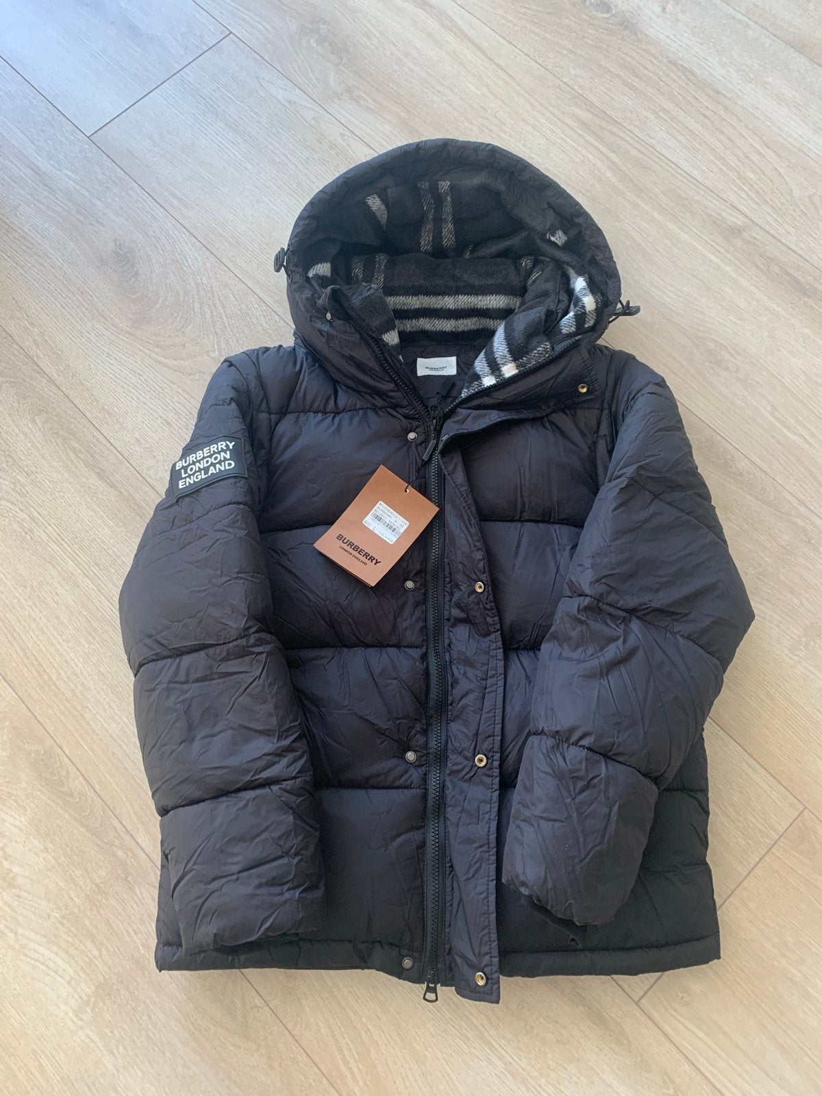 Burberry london england puffer maat : L, Ophalen of Verzenden, Nieuw, Maat 52/54 (L), Zwart