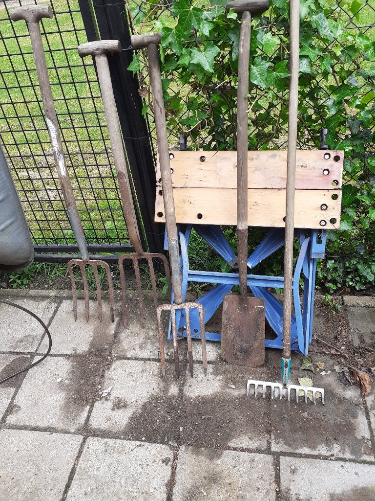 tuingereedschap, Tuin en Terras, Hand-tuingereedschap, Ophalen, Gebruikt, Overige soorten, Onbekend