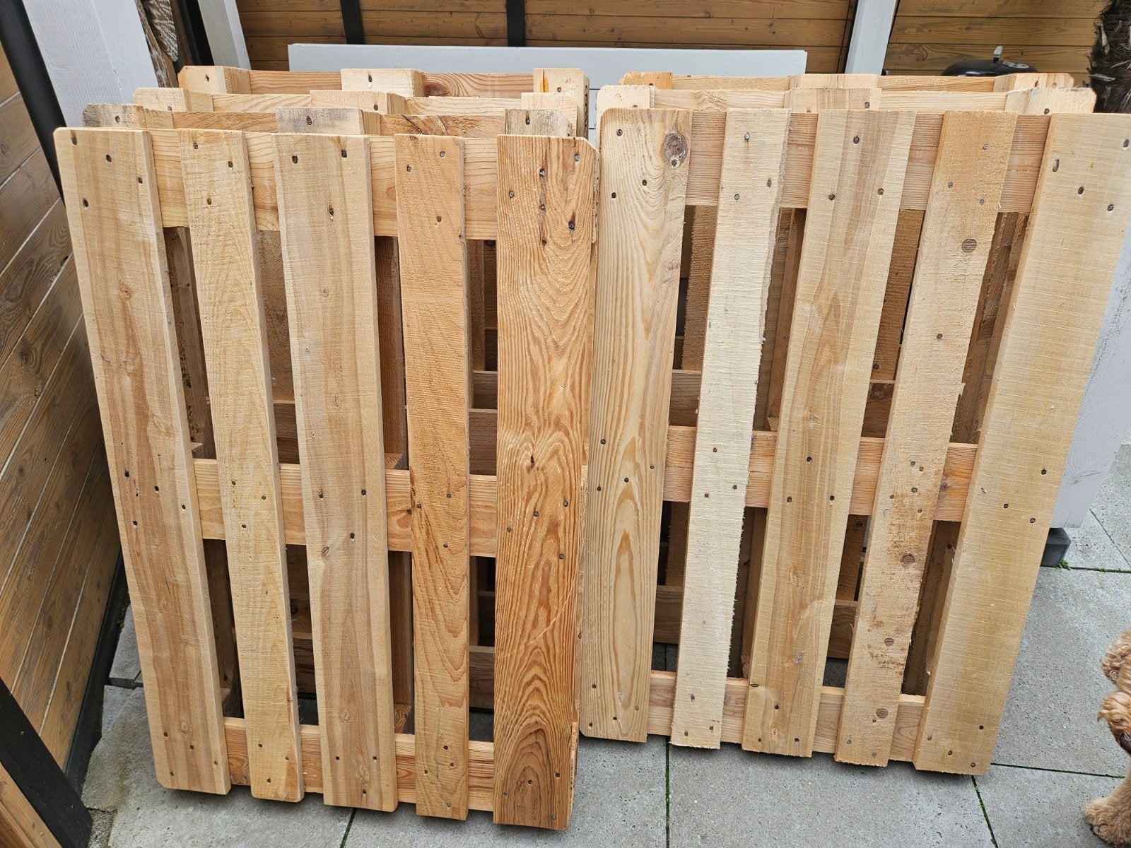 euro pallets - 7stuks-Ideaal voor diverse projecten, Ophalen, Gebruikt, Vuren, Pallet