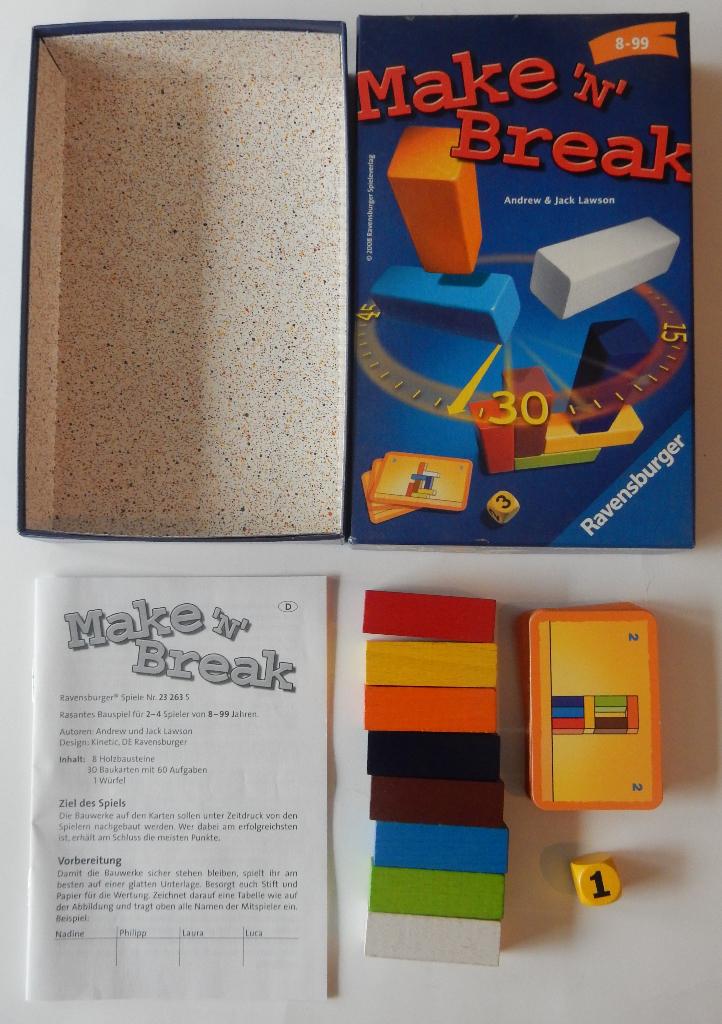 Make 'n Break - Ravensburger, Een of twee spelers, Ophalen of Verzenden, Zo goed als nieuw, Ravensburger