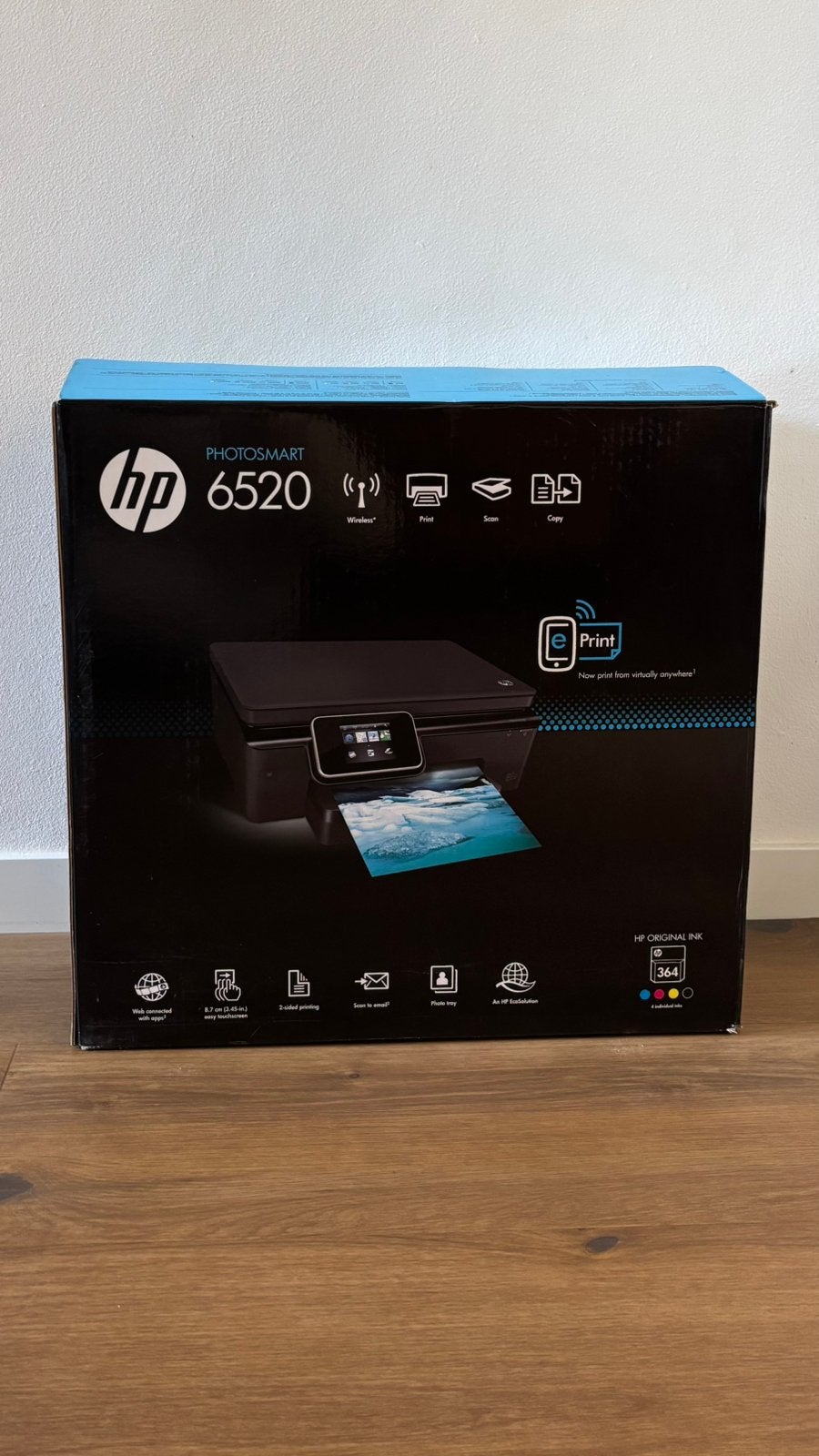 HP Photosmart 6520 - draadloos printen, Computers en Software, Ophalen, Inkjetprinter, All-in-one, Zo goed als nieuw