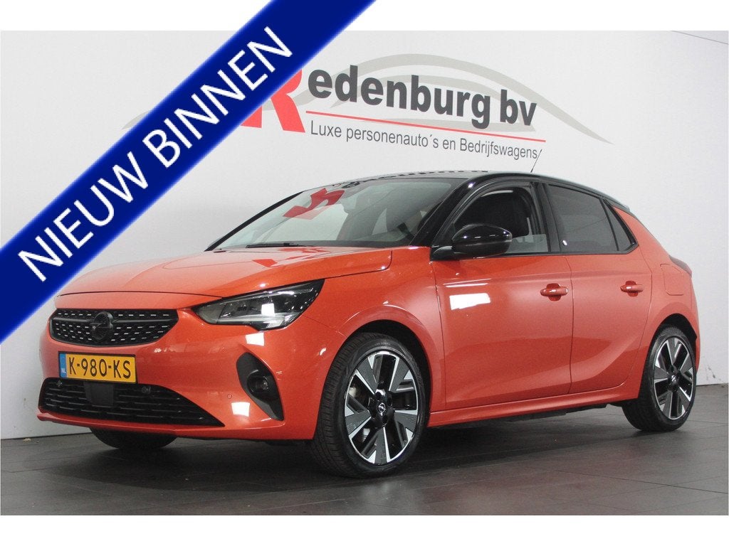 Opel CORSA-E Elegance 50 kWh - Camera / Carplay / Lane assis, Auto's, Opel, 136 pk, Gebruikt, Overige kleuren, Parkeersensor