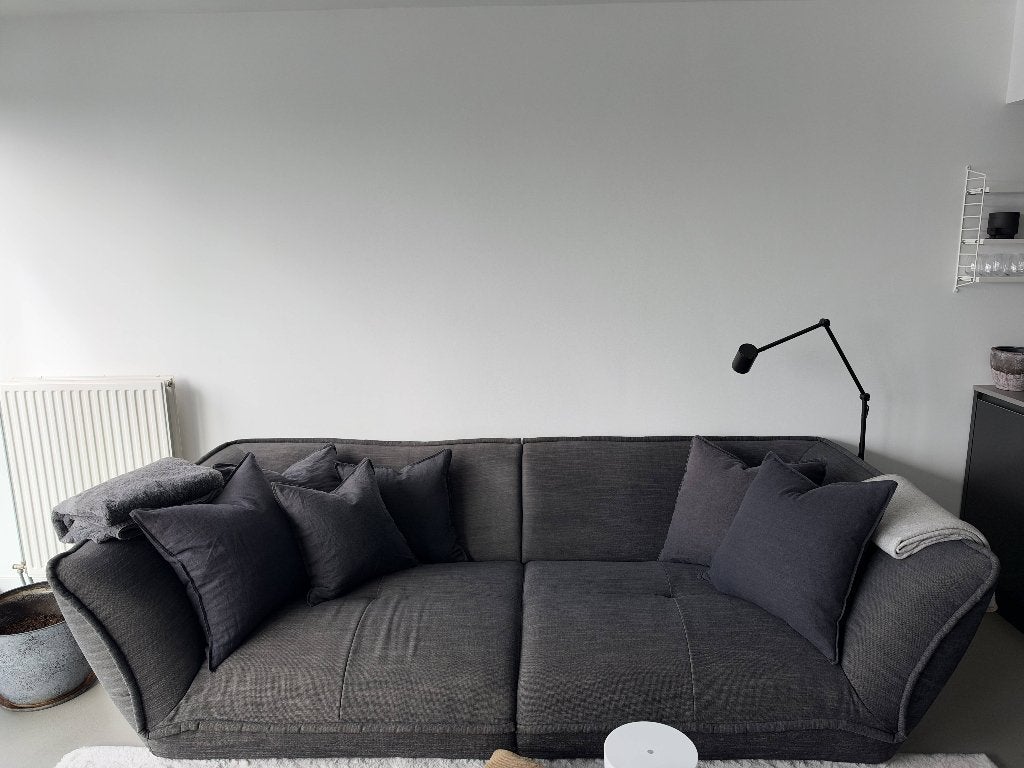 Large 3-seater sofa, dark grey, Ophalen, 250 tot 300 cm, Gebruikt, 100 tot 125 cm