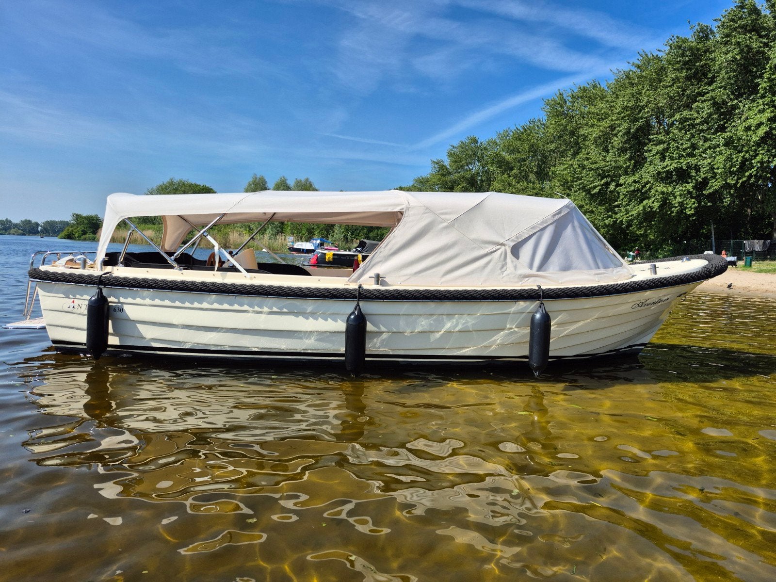 Antaris 630 sloep Nieuwe hoge tent bouwjaar 2011 28pk vetus, Watersport en Boten, Bootonderdelen, Ophalen, Motor en Techniek, Zeilboot of Motorboot