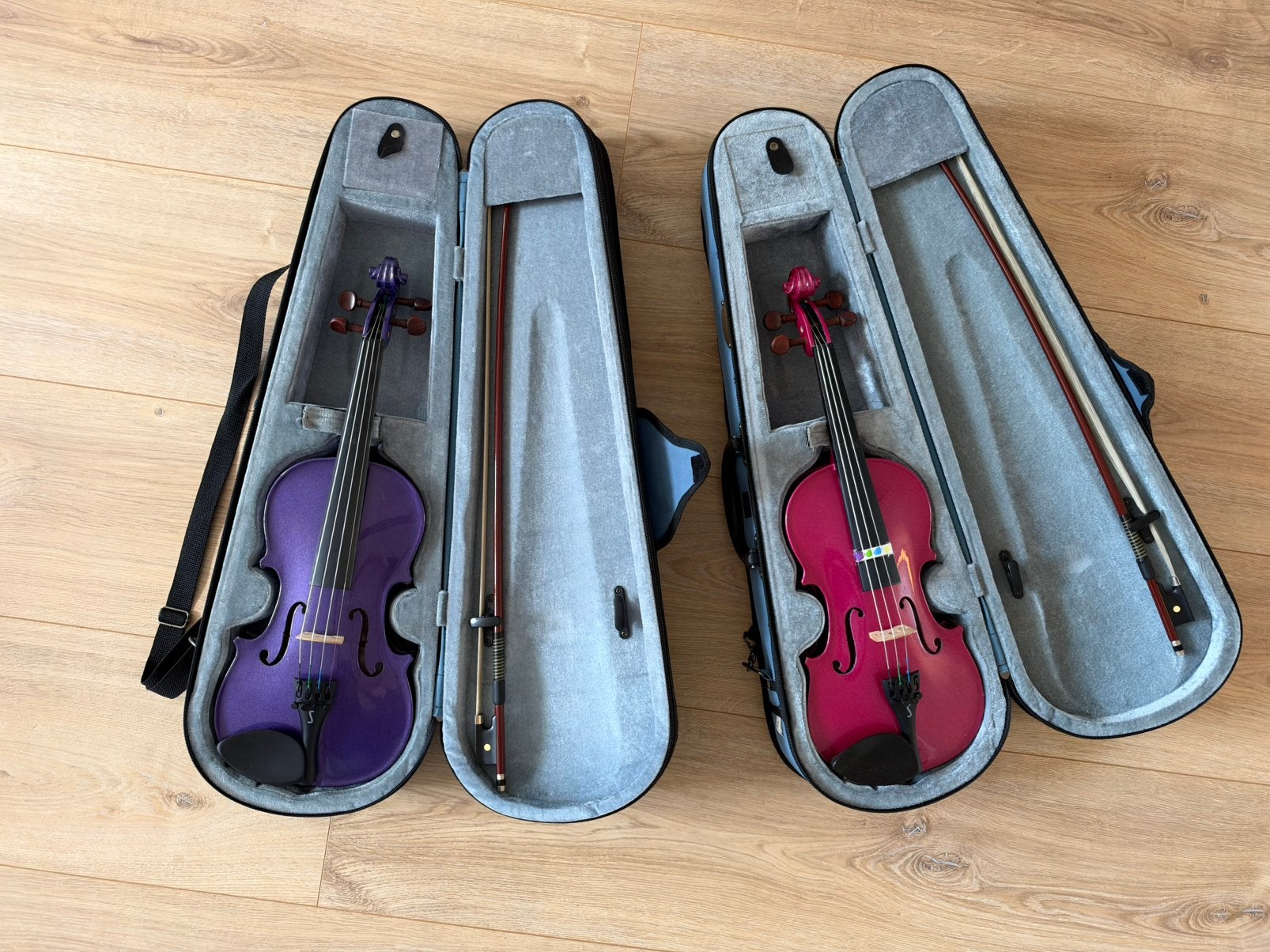 Viool Stentor SR1401 Harlequin 1/2 (2 stuks), Gebruikt, 1/2-viool, Viool, Ophalen of Verzenden