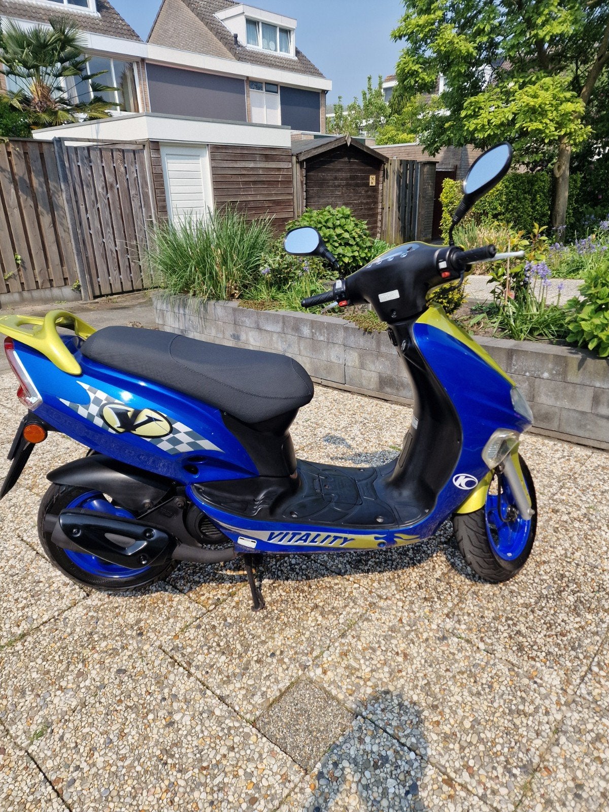 Kymco Vitality scooter - achterband moet vervangen worden, Gebruikt, Overige modellen, Maximaal 45 km/u, Ophalen of Verzenden