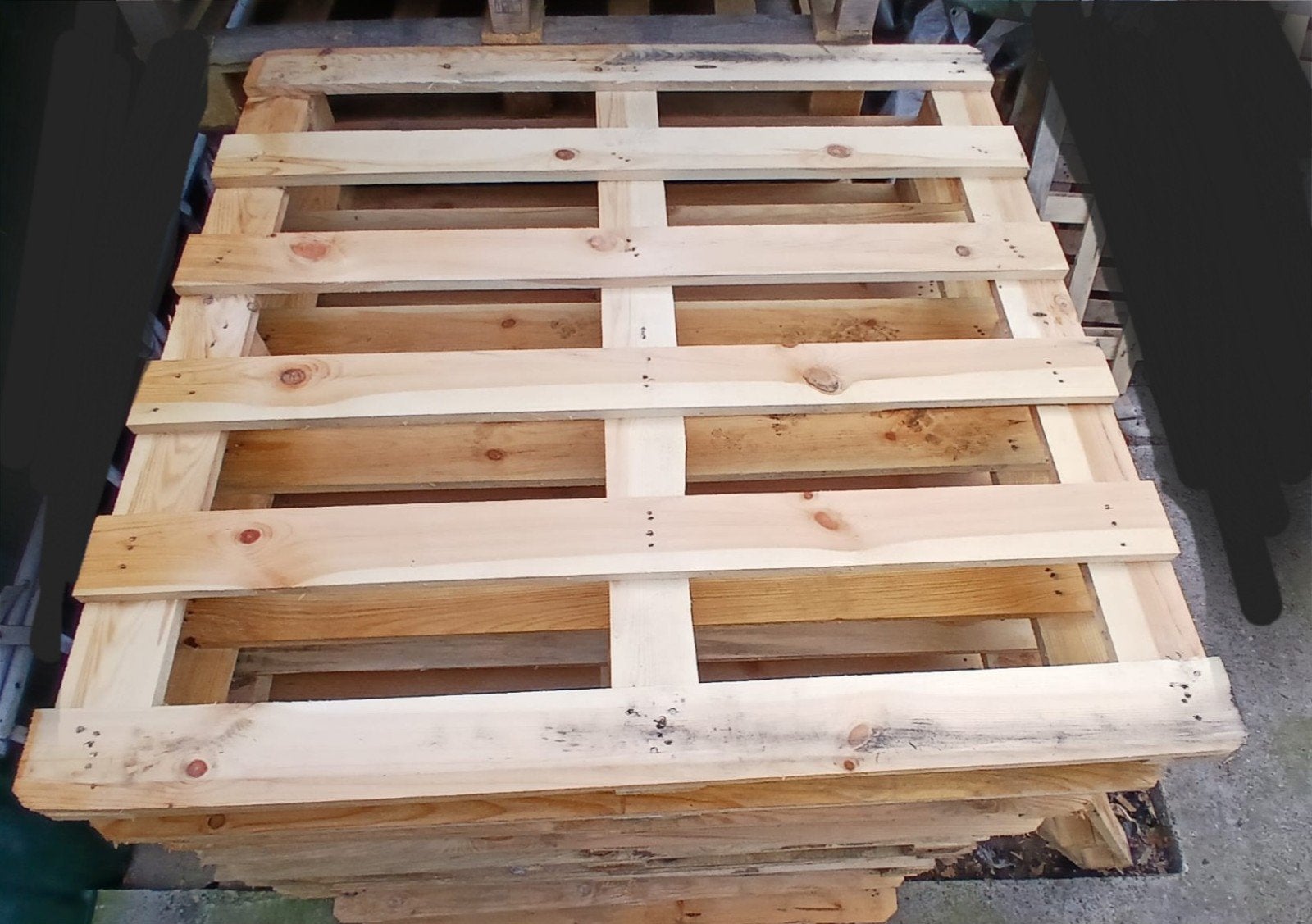 20 pallets 120x120, Tuin en Terras, Ophalen