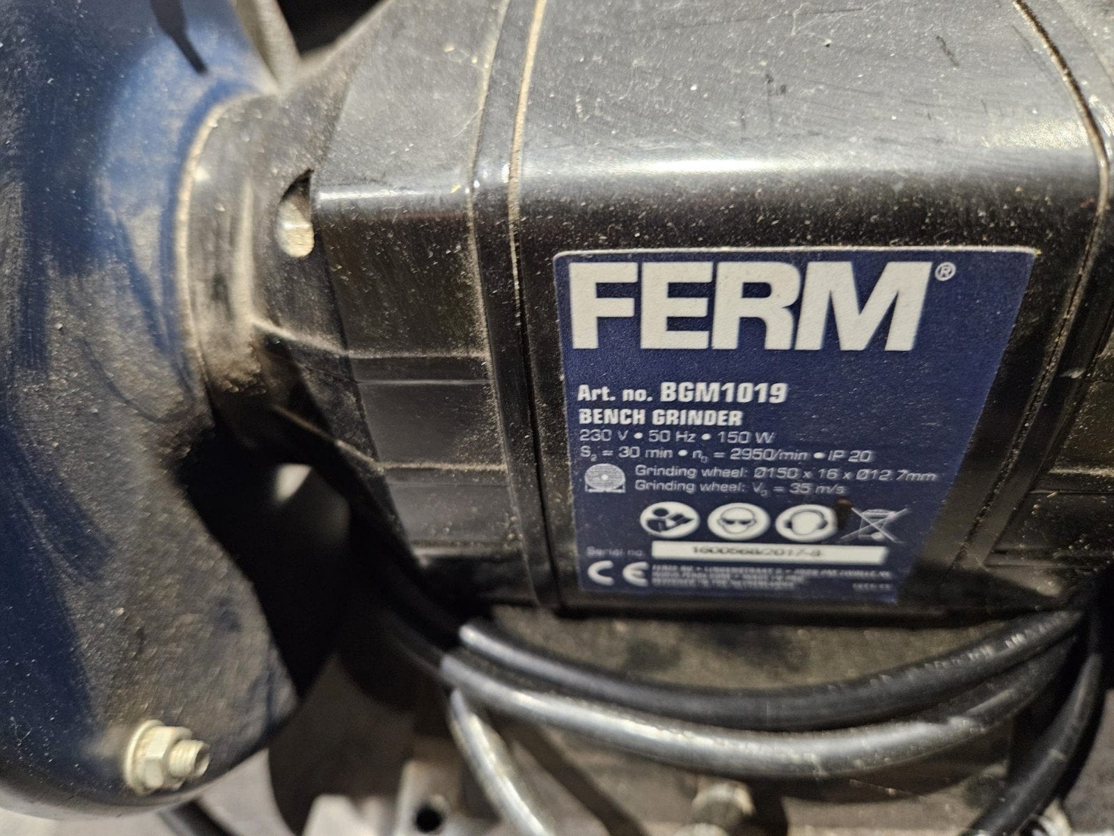 FERM slijpmachine, Ophalen, Minder dan 700 watt, Werkbankslijpmachine