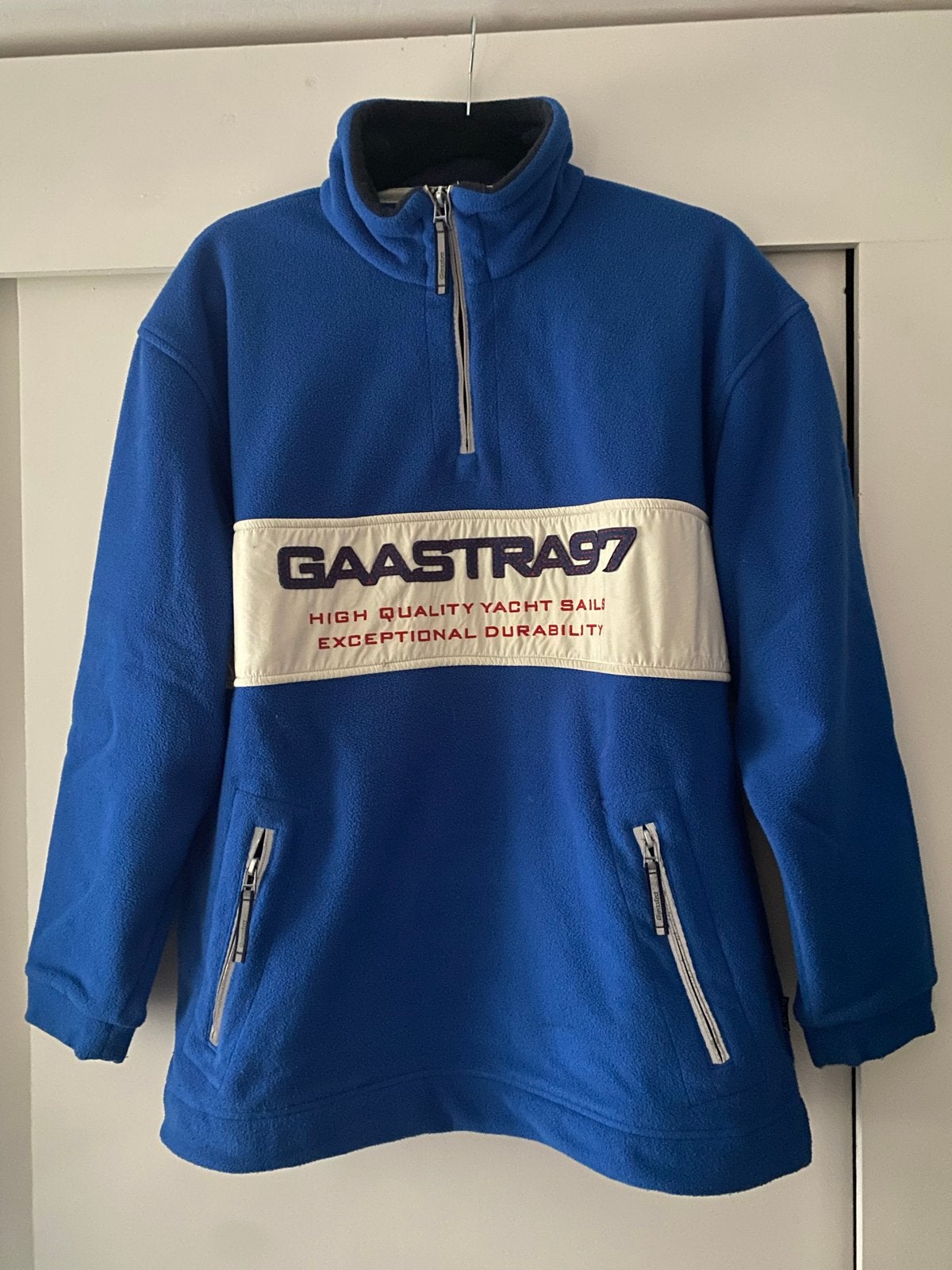 Gaastra97 fleece trui - Blauw - Maat S, Kleding | Heren, Ophalen of Verzenden, Zo goed als nieuw, Maat 46 (S) of kleiner, Blauw