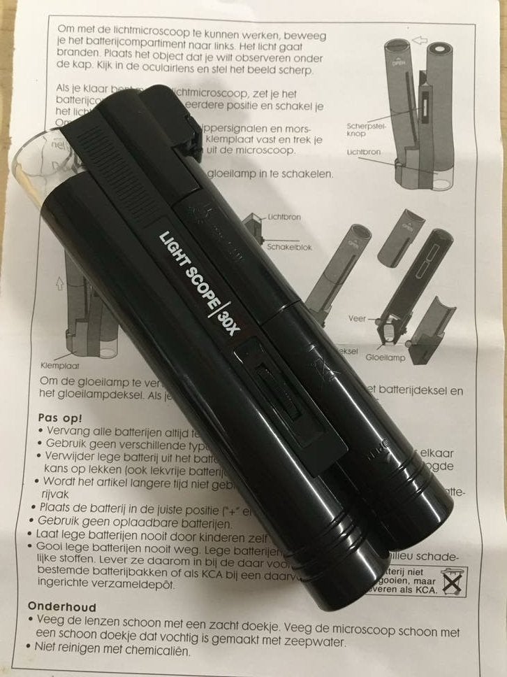 Light Scope 30x Microscoop, Verzenden, Nieuw, Minder dan 400x, Biologische microscoop