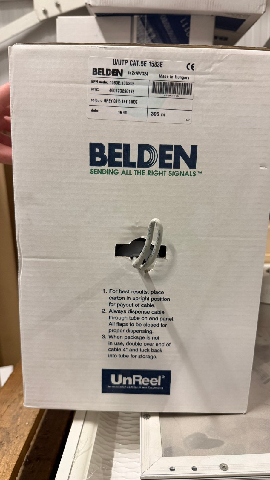 UTP kabel cat 5 E , cat 7, Ophalen of Verzenden, Nieuw