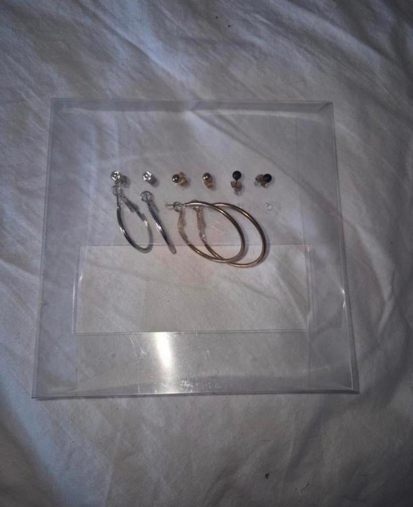 Oorbellen set: knopjes en hangers in goud/zilver, Ophalen of Verzenden