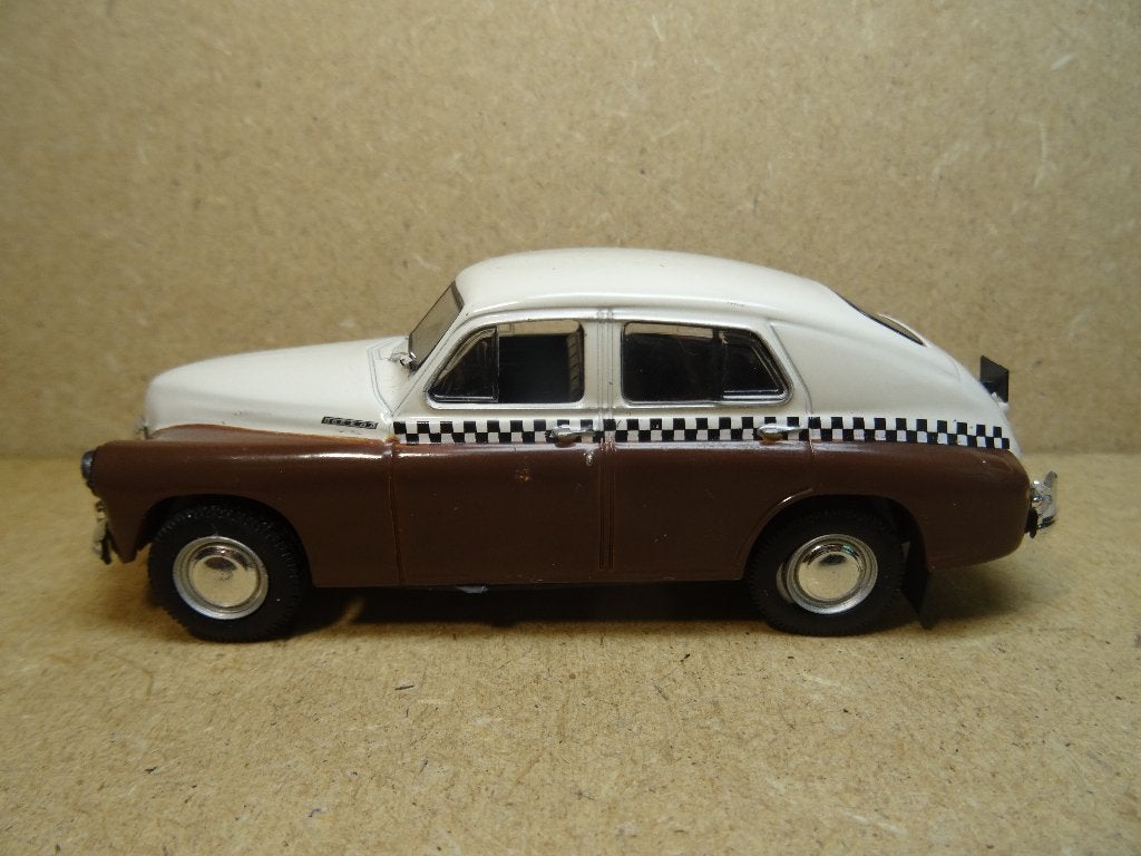 DeAGOSTINI 1/43, GAZ-M20, "POBEDA TAXI", Rusland, Zie Foto`s, Ophalen of Verzenden, Zo goed als nieuw, Auto, Overige merken