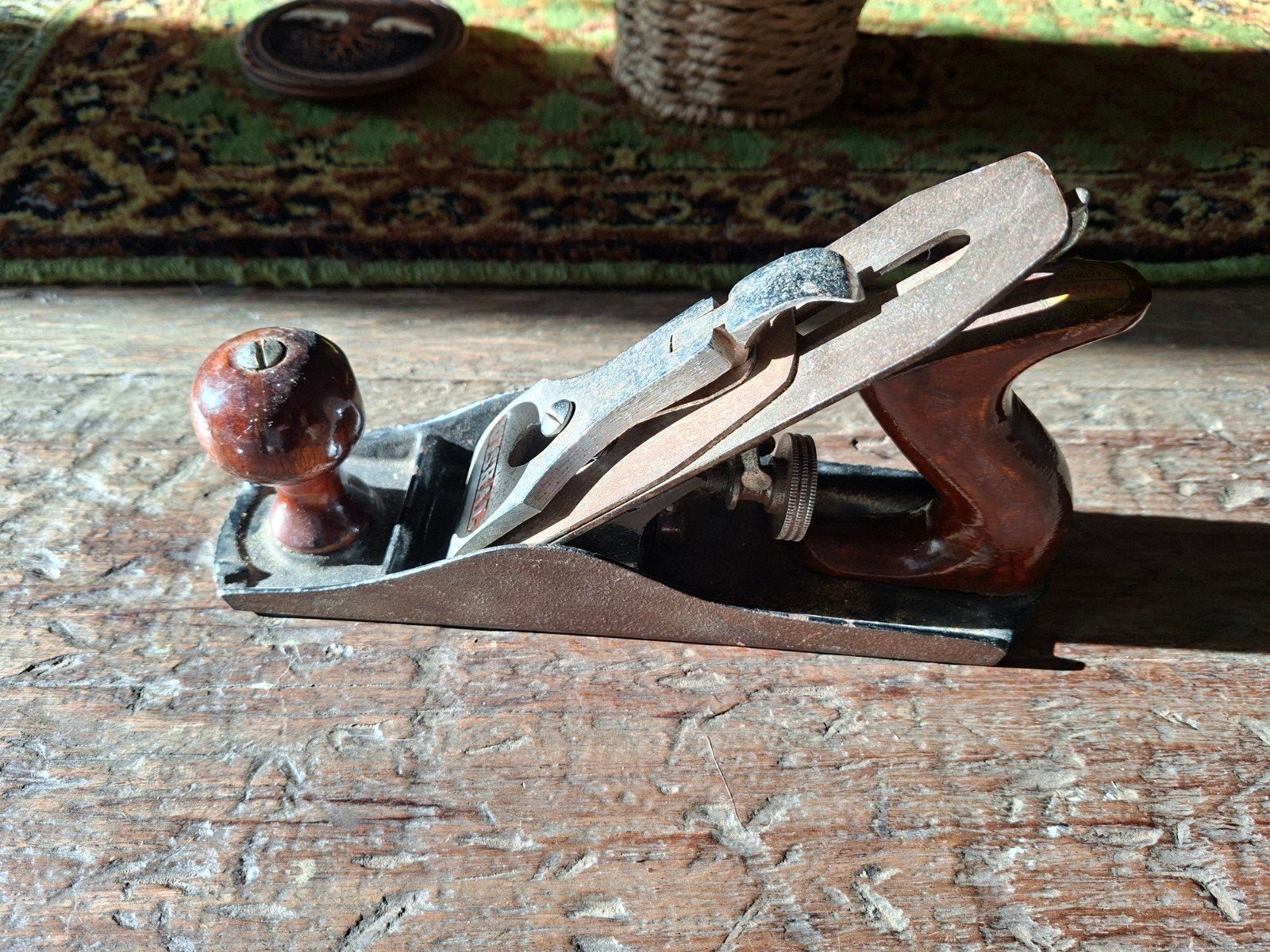 Vintage Vishal nr. 4 handschaaf – Stanley model, Ophalen of Verzenden, Gebruikt