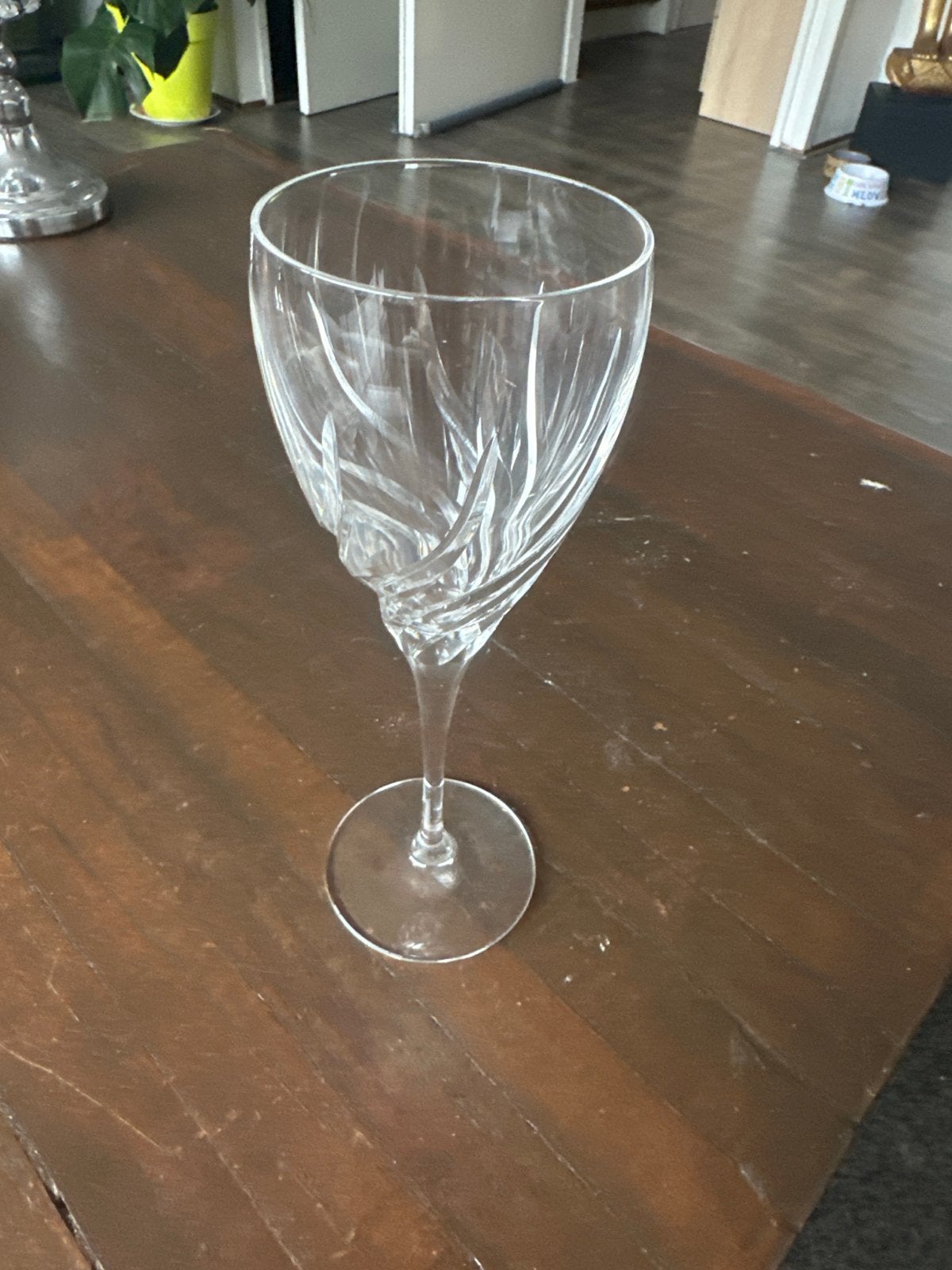 Toscane kristallen wijnglas, 32 cm hoog, Ophalen of Verzenden