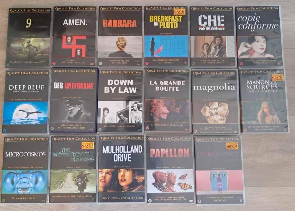 Quality Film Collection Diverse titels, Cd's en Dvd's, Dvd's | Filmhuis, Alle leeftijden, Ophalen of Verzenden, Zo goed als nieuw