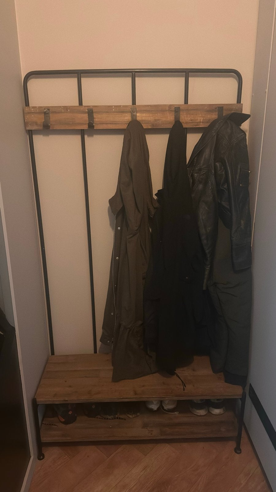 TEAB Kapstok met bankje van Giga Meubelen, Huis en Inrichting, Gebruikt, 150 tot 200 cm, Hout, Ophalen