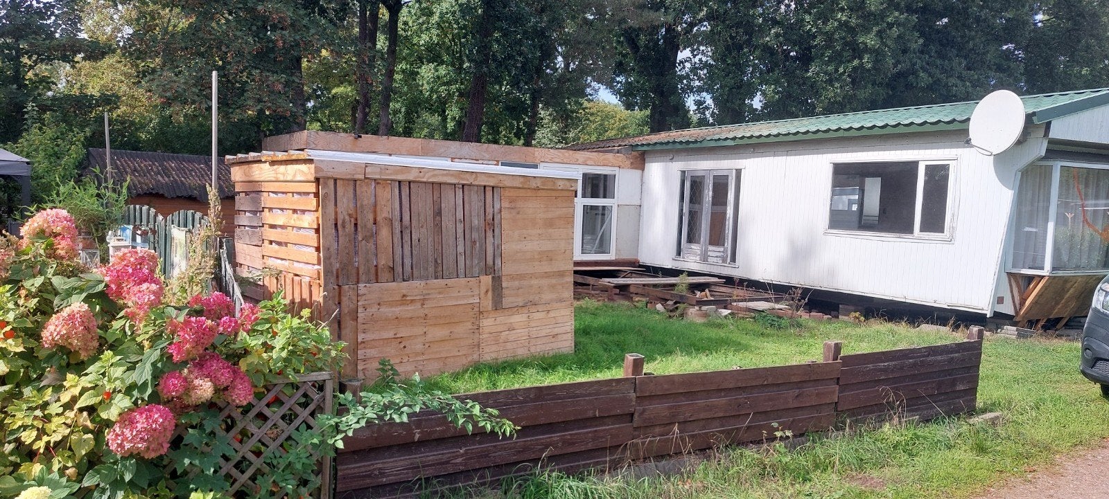 te koop stacaravan 70+m2, Ophalen