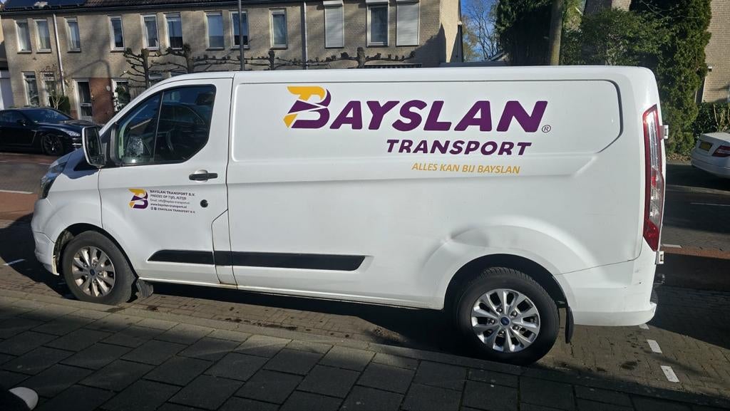 Ford Transit Custom GB 2.0 Tdci 105PK 300 L2h1 2020 Wit, Auto's, Voorwielaandrijving, 1995 cc, Euro 6, 4 cilinders