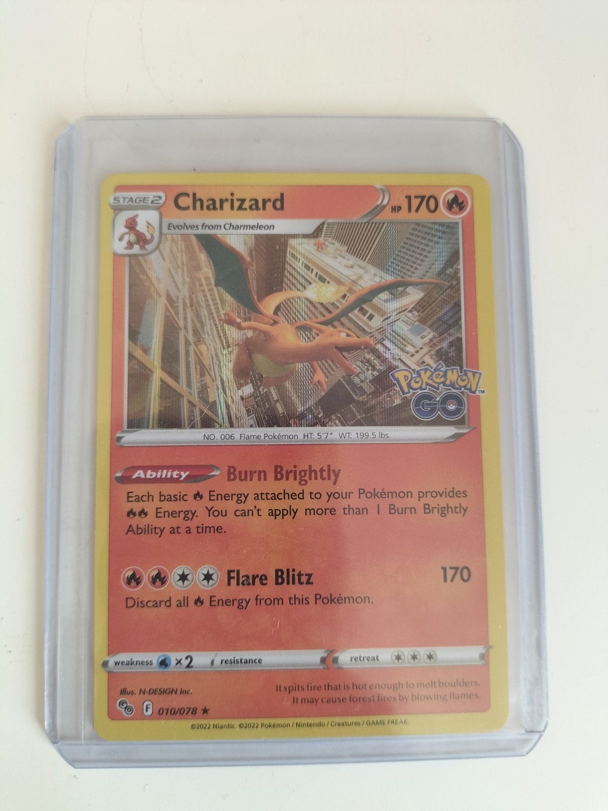 Charizard Pokemon kaart, Ophalen of Verzenden