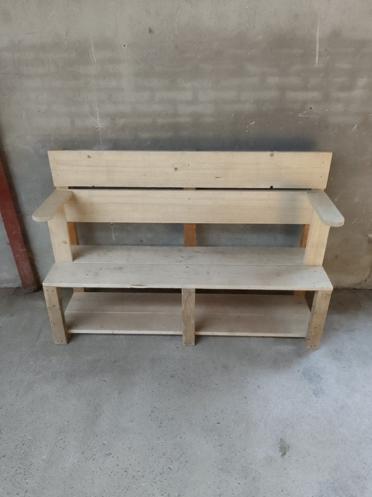 2 x robuuste landelijke houten tuinbanken, Tuin en Terras, Tuinbanken, Ophalen, Nieuw, Hout