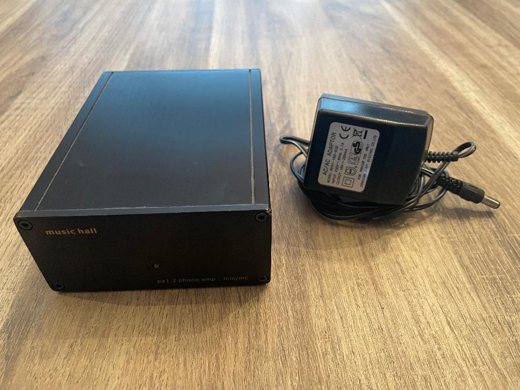 Music hall pa 1.2 MM/MC phono versterker pro-ject, Ophalen, Zo goed als nieuw, Minder dan 60 watt, Overige merken