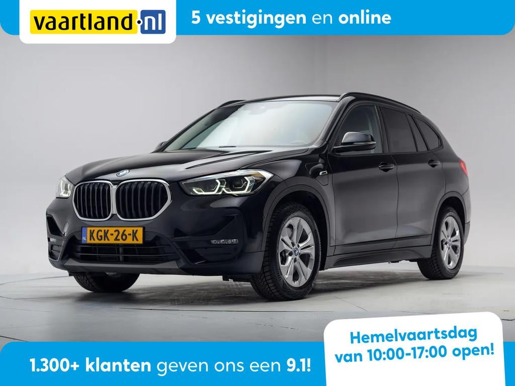 BMW X1 xDrive25e Executive [ LED Navi prof. Leder Stoelverwa, Gebruikt, 750 kg, 4 stoelen, Zwart