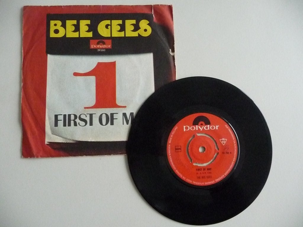 3 singles THE BEE GEES, Cd's en Dvd's, Vinyl Singles, Gebruikt, Pop, 7 inch, Ophalen of Verzenden