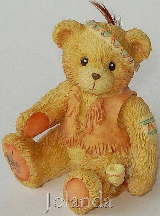 Cherished Teddies Bucky, Ophalen of Verzenden, Zo goed als nieuw, Beeldje, Cherished Teddies